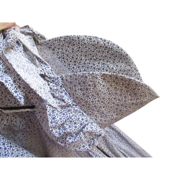 Large Handmade Prairie Dress Vintage Bonnet Settler 12/14 Authentic Maxi USA - Picture 10 of 15